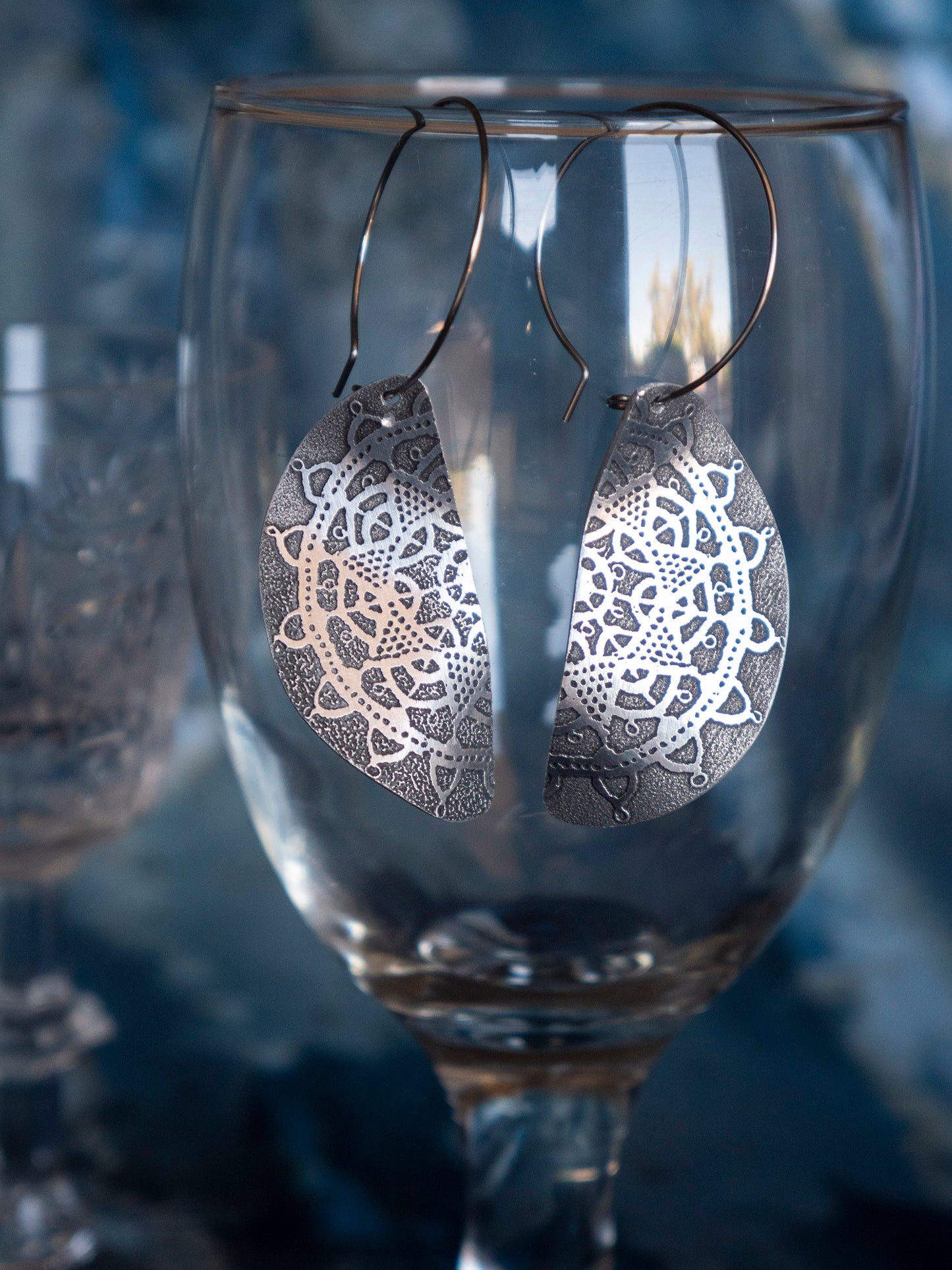 Ring Petal Earrings