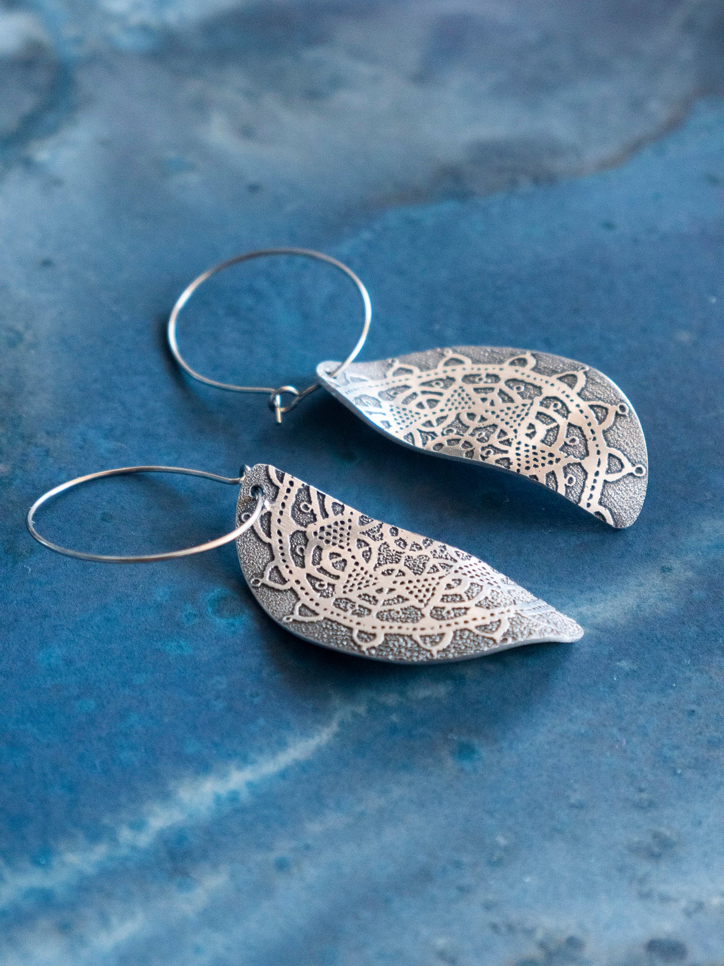 Ring Petal Earrings