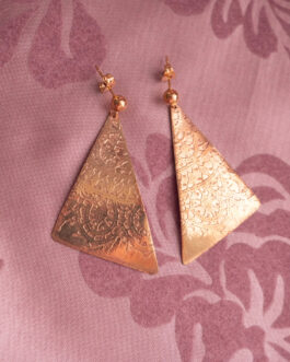 Mjedeni trokuti naušnice