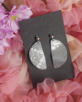 Latice srce čipke naušnice