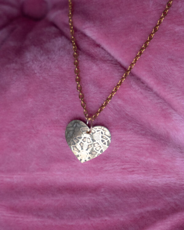 Sunčano srce ogrlica