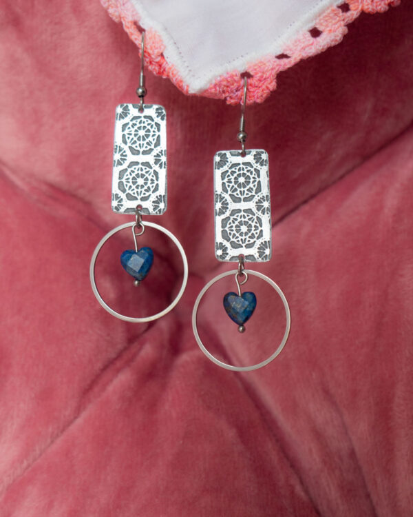 Kampanel plavi naušnice