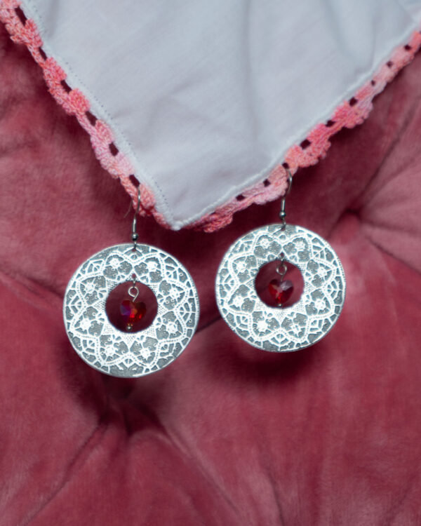 Paško kolo srce naušnice