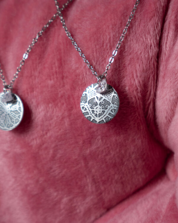 Mini medaljon cirkonij